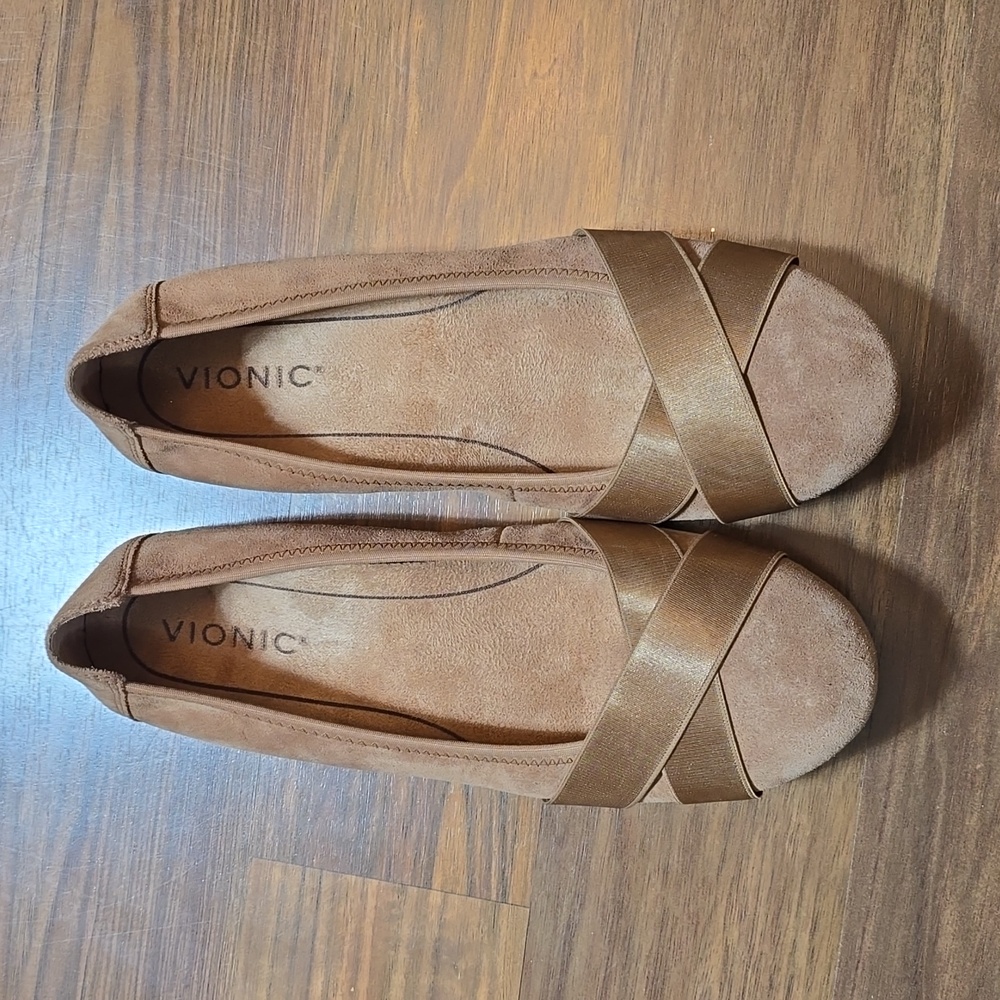 Vionic Spark Maria Ballet Flat - Toffee - Picture 2 of 9